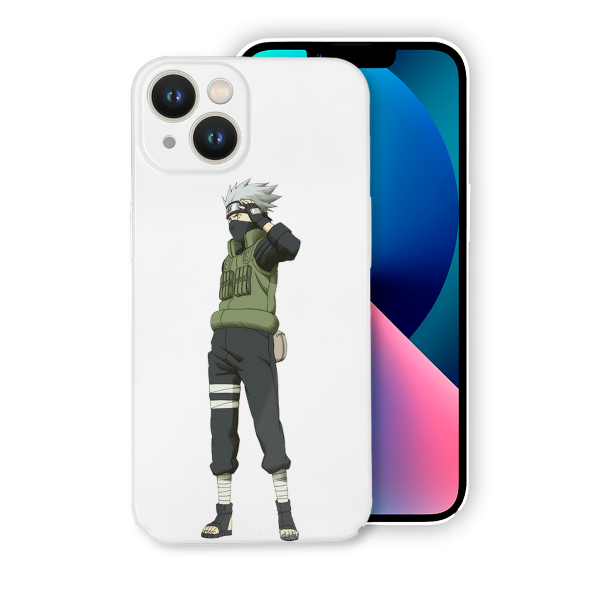 （画像用） NARUTO -ナルト- はたけ カカシ Hatake Kakashi 【iPhone 14シリーズ対応】ハードケース